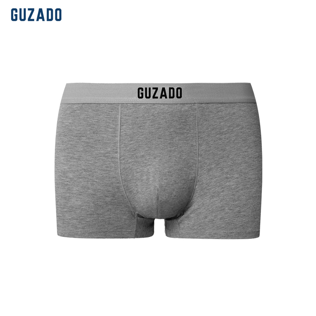 Quần lót nam Boxer Guzado Mẫu Cotton Co Giãn Thoải Mái,Thoáng Khí,Hút Ẩm Cực Tốt GBX001