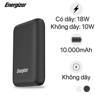 Pin sạc dự phòng Energizer QP10000PQ sạc không dây 10W