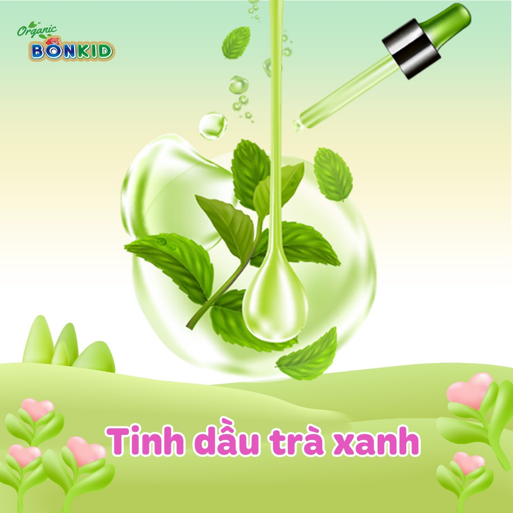Tã/Bỉm dùng thử Bonkid Organic siêu mỏng, siêu thấm hút, không gây hăm cho bé.
