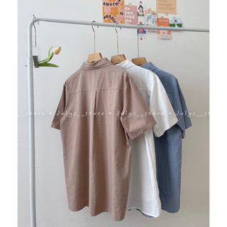 Áo sơ mi thô hàn tay lửng ulzzang (ảnh THẬT)