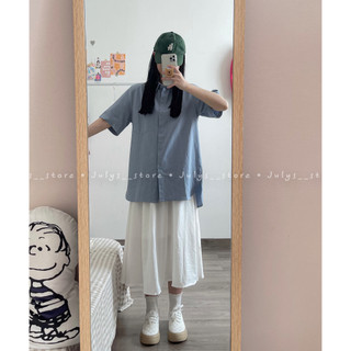 Áo sơ mi thô hàn tay lửng ulzzang (ảnh THẬT)