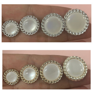 Sét 5 - 10 nút ngọc, nút đá mờ dành cho áo vest, đầm