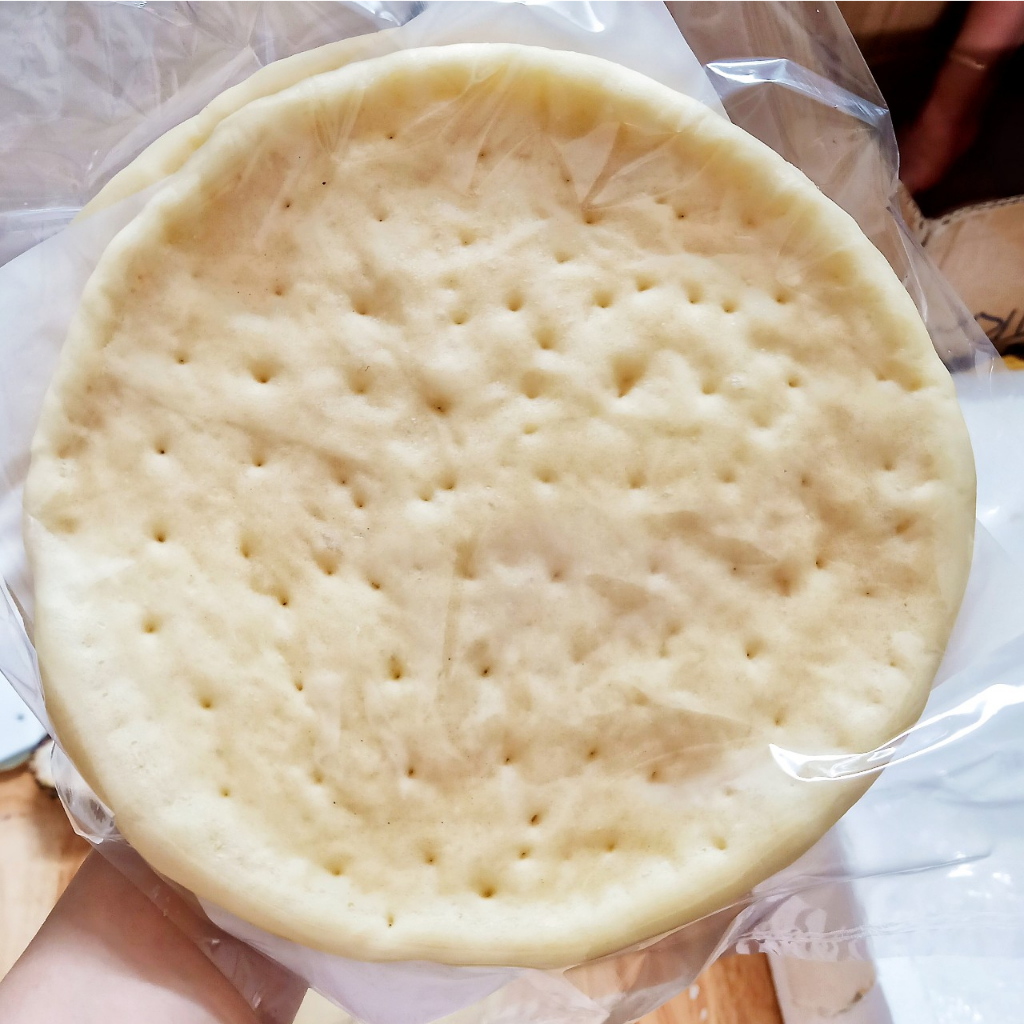 ĐẾ PIZZA MINI - 20cm - ĐẾ TƯƠI - LÀM BẰNG PHƯƠNG PHÁP THỦ CÔNG - THƠM - NGON KHÔNG CHẤT BẢO QUẢN