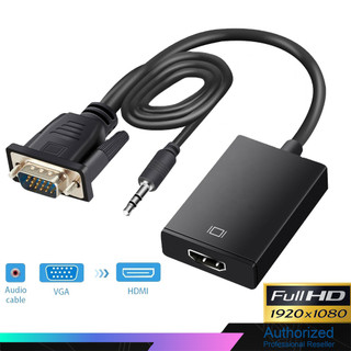 Cáp chuyển đổi VGA sang HDMI Có Audio - Hàng chất lượng - VGA TO HDMI
