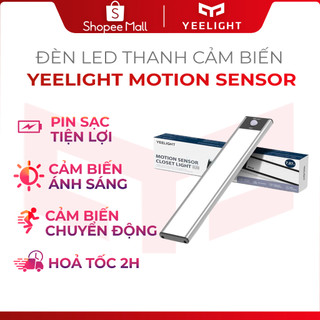 Đèn led thanh cảm biến tích điện Yeelight Sensor Cabinet Light, 20-40-60cm, pin sạc type C