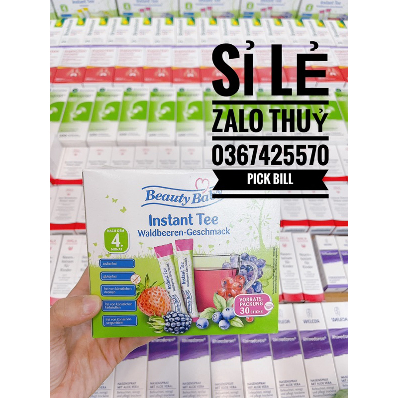 Trà trái cây hoà tan Beauty baby cho bé từ 4m