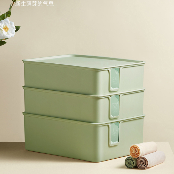 Hộp Đựng Đồ Lót Có Khay Chia Nhiều Ngăn Đa Năng Toshudo, Hộp Nhựa Đựng Quần Áo, Tất Vớ Tiện Lợi Có Nắp