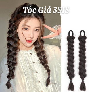 Tóc giả tết dài kiểu đuôi ngựa phong cách dễ thương cho nữ ( Giá 1 chiếc )