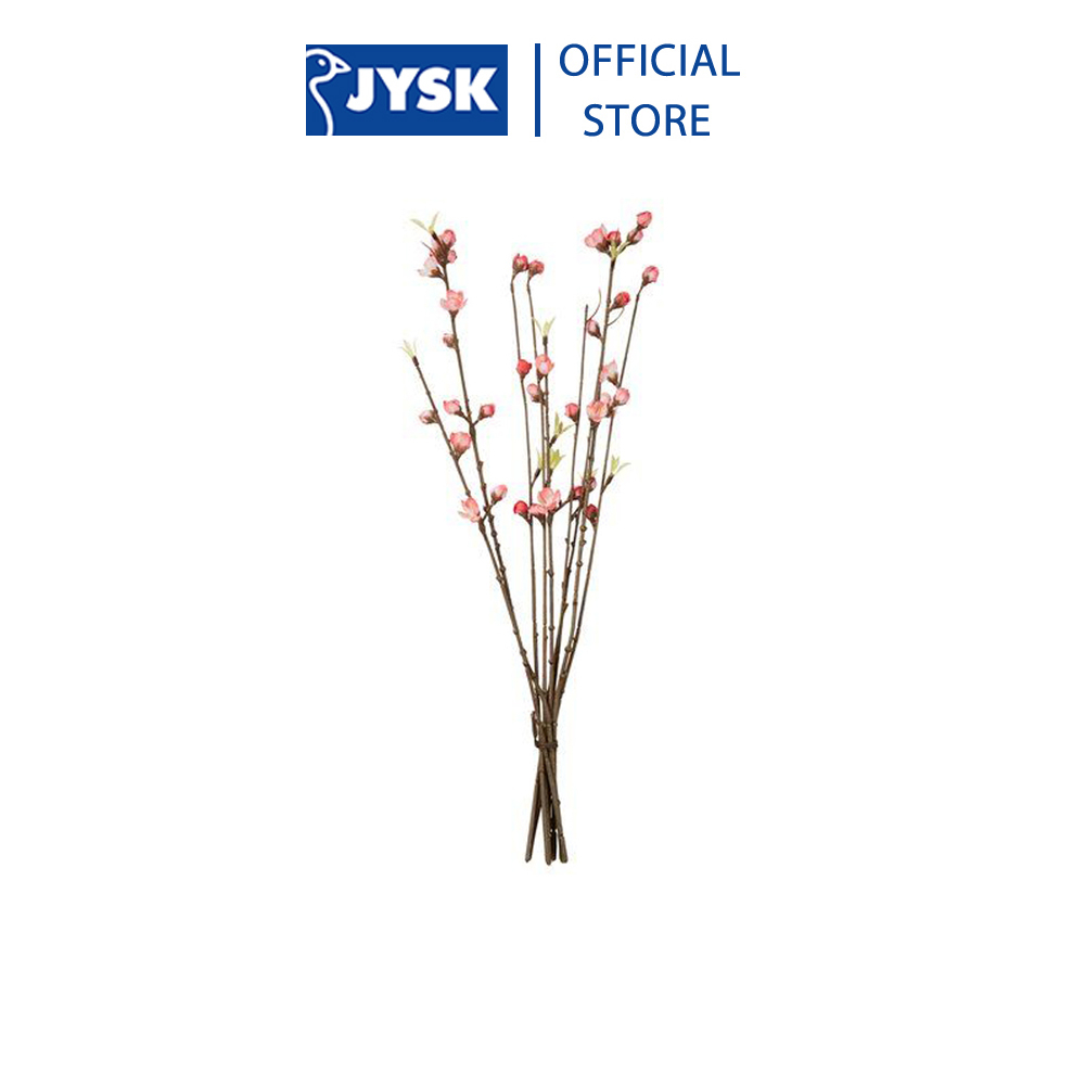 Hoa trang trí | JYSK Hans | giấy/polyester | hồng | C55cm