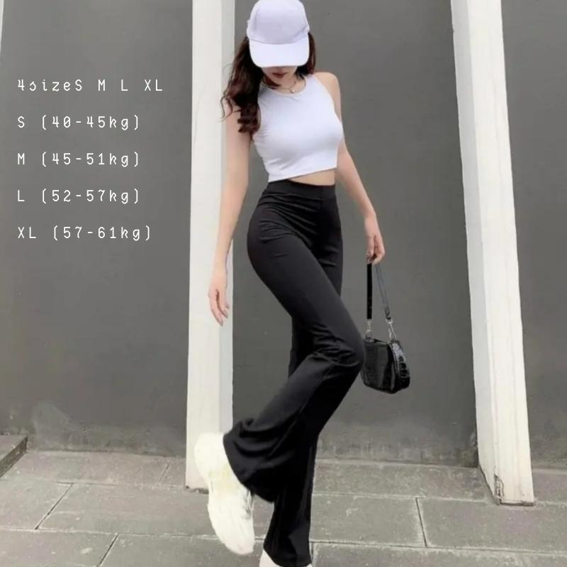 Quần Ống Loe Nữ Cạp Cao Dáng Dài, Quần Legging Nữ Ôm Ống Loe Form Xinh Tôn Dáng VIETSTAR | BigBuy360 - bigbuy360.vn