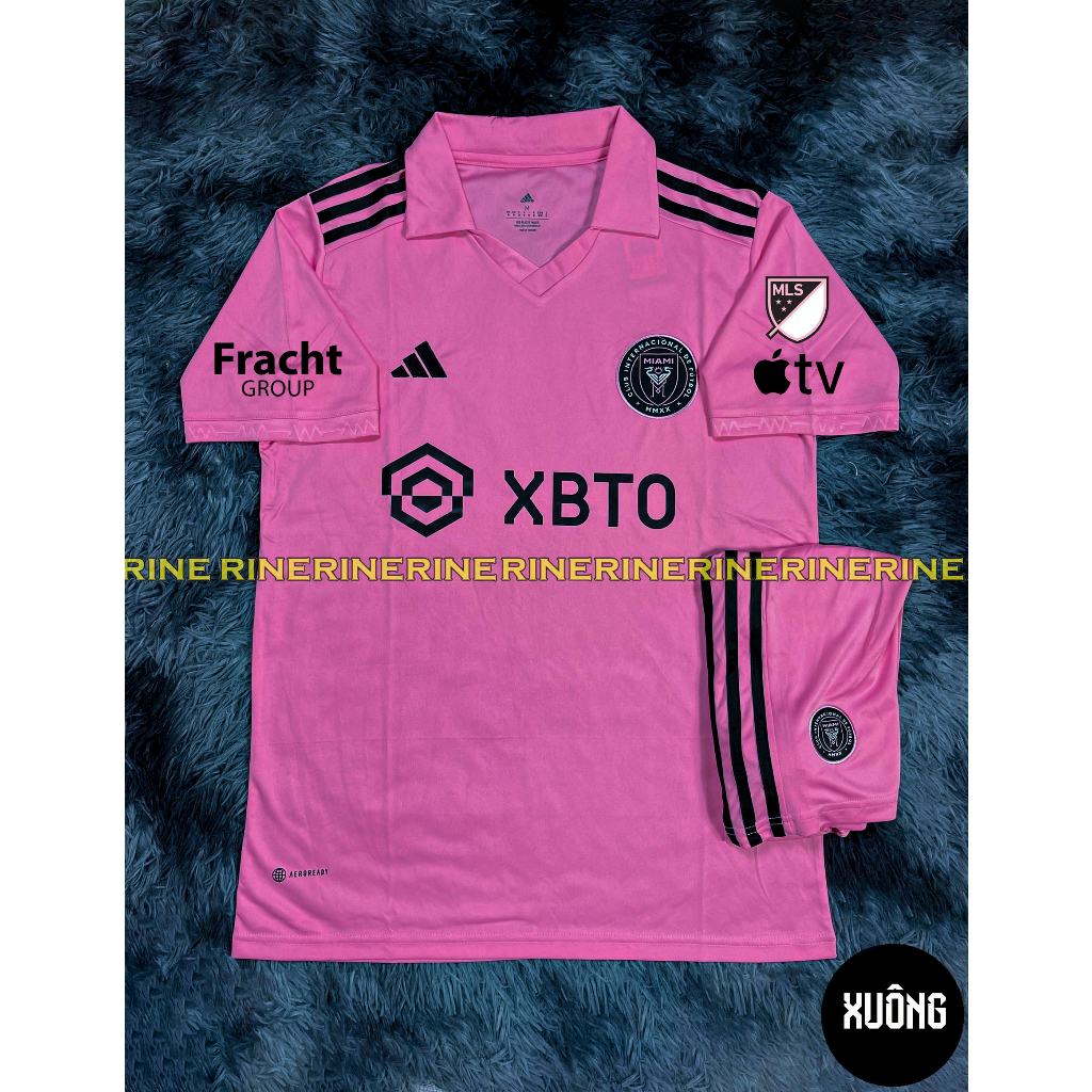 Bộ áo bóng đá miami mùa giải 2024-2023 hàng thailand super chuẩn thi đấu 99%