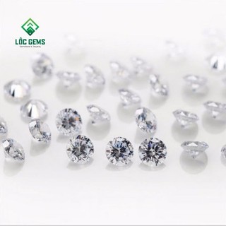 Kim cương moissanite nước d/fl2 , giấy kiểm định quốc tế gra, hàng mỹ usa