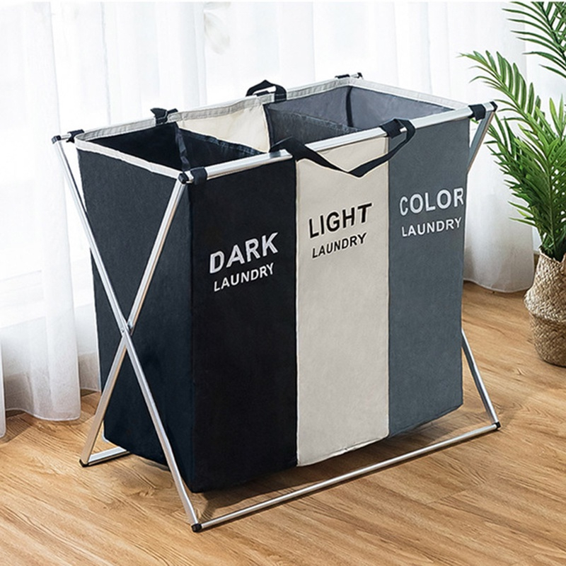 Giỏ giặt ủi bẩn giỏ quần áo có giá trị nhan sắc cao phân loại thời trang ngăn trẻ trung