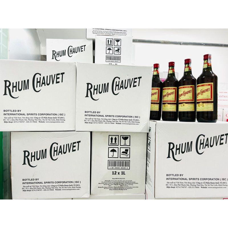 Hương Dark Rhum Chauvet 1 lít - Nguyên Liệu làm bánh