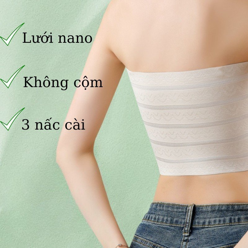 Áo Nịt Ngực TomBoy Mềm Thoải Mái, Áo Nịt Ngực Thể Thao Không Viền, Bó Sát ZANA BRA N3333