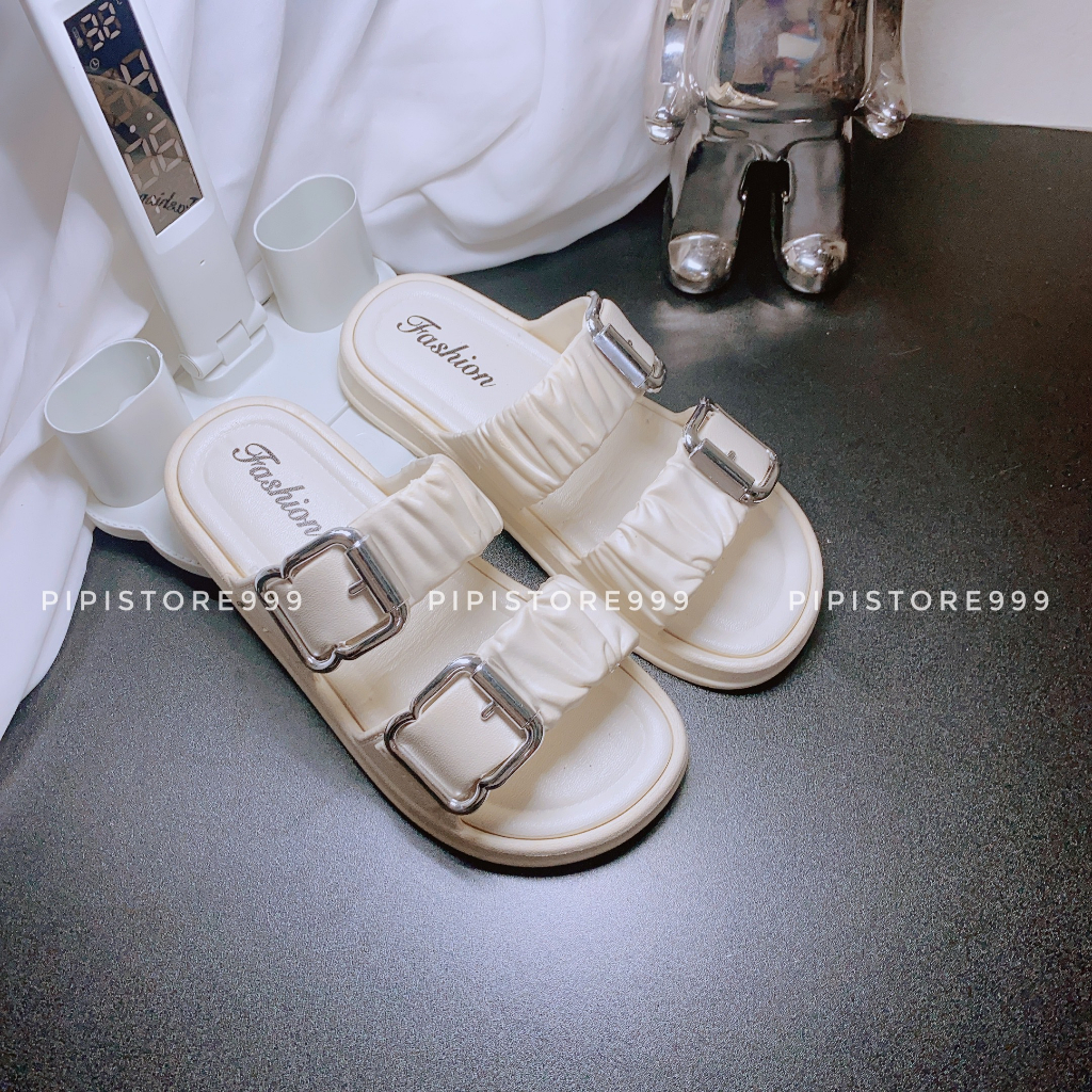 Dép Lê Quai Nhún Nhựa Dẻo Đế 2 Cm Mềm Êm Chân Cho Mẹ G128