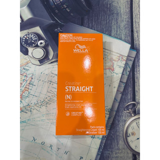 Kem duỗi ép tóc mái wella creatin straight cao cấp hộp 100ml*2 dễ thao tác
