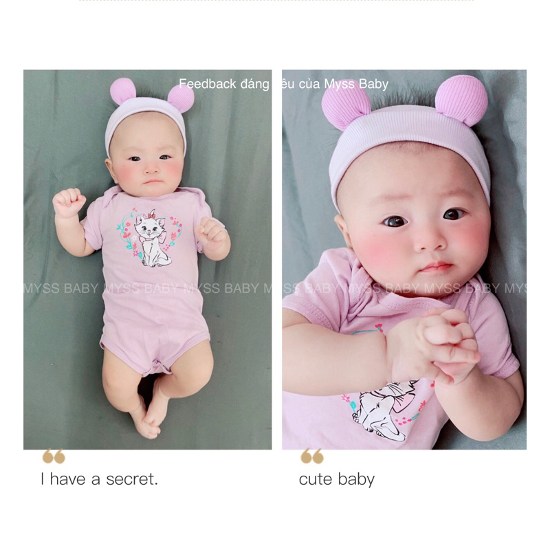 Băng Đô Tai Gấu Lolipop MYSS BABY