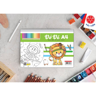 HẢI TIẾN Vở Vẽ A3 - Dán gáy Lốc 3 quyển