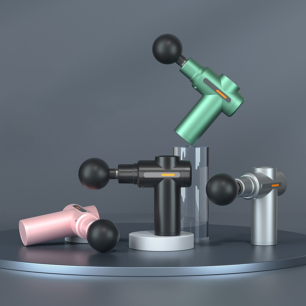 Máy Massage Cầm Tay Mini Đa Năng - Mát Xa Toàn Thân 4 Đầu Chức Năng 6 Chế Độ - SULIFE