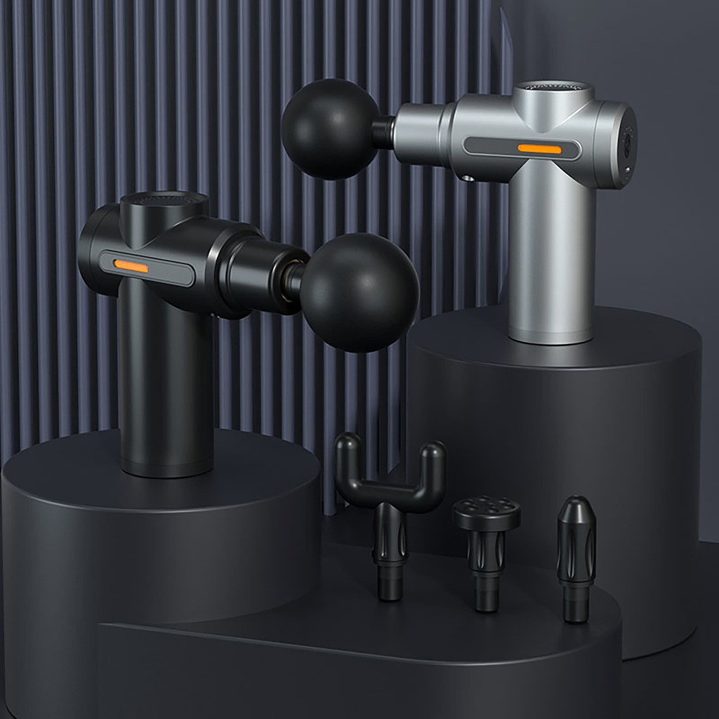 Máy Massage Cầm Tay Mini Đa Năng - Mát Xa Toàn Thân 4 Đầu Chức Năng 6 Chế Độ - SULIFE