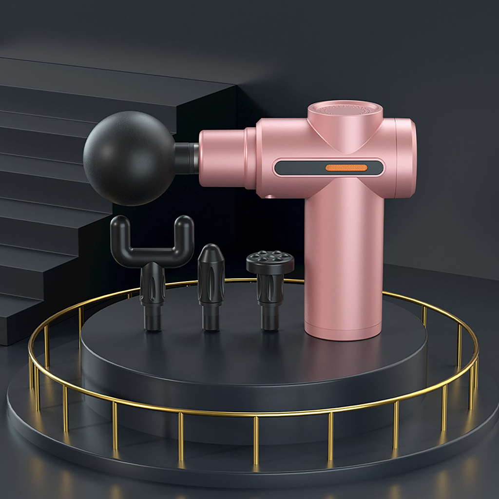 Máy Massage Cầm Tay Mini Đa Năng - Mát Xa Toàn Thân 4 Đầu Chức Năng 6 Chế Độ - SULIFE