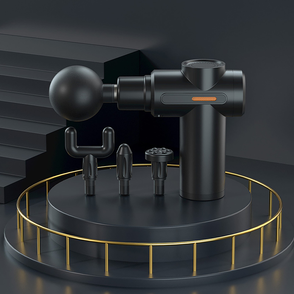 Máy Massage Cầm Tay Mini Đa Năng - Mát Xa Toàn Thân 4 Đầu Chức Năng 6 Chế Độ - SULIFE