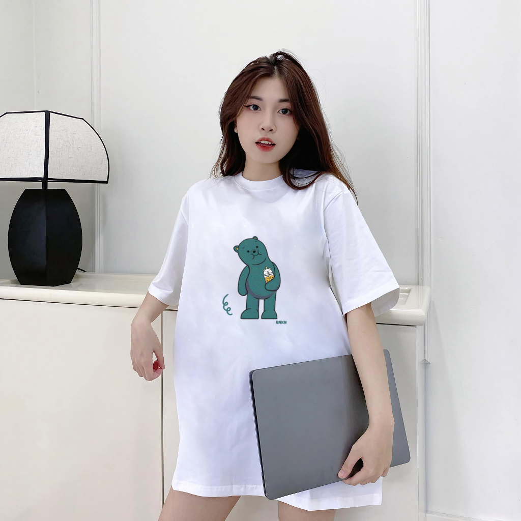 Áo Thun Lạnh TN267 Phông HALEY Tay Lỡ Unisex Form Rộng phong cách Basic Ulzzang Vải Cotton Thoáng Mát