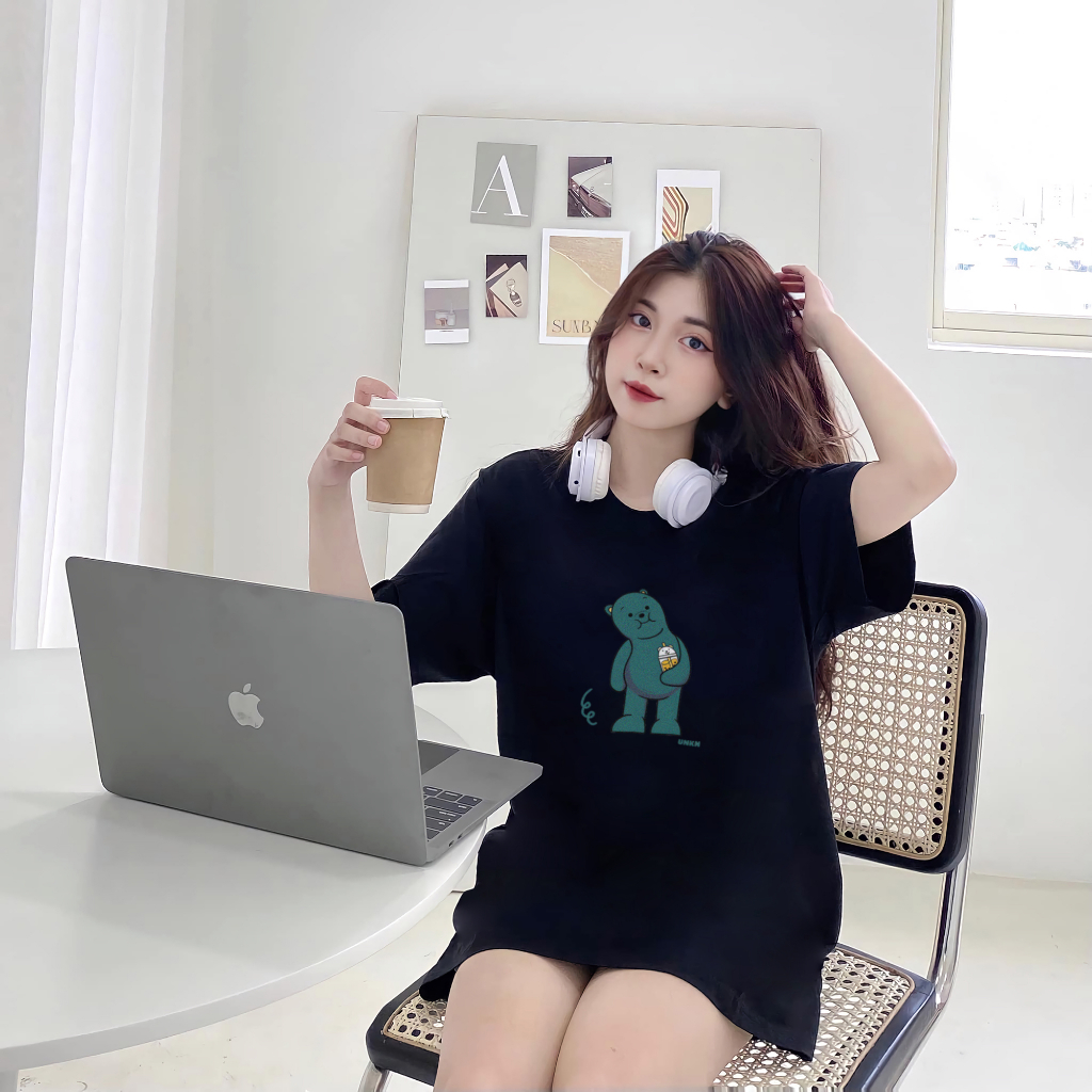 Áo Thun Lạnh TN267 Phông HALEY Tay Lỡ Unisex Form Rộng phong cách Basic Ulzzang Vải Cotton Thoáng Mát