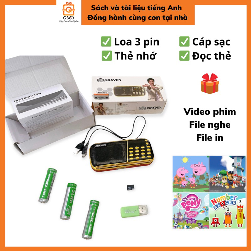 Loa học tiếng Anh cho con (mẹ không cần biết tiếng Anh)