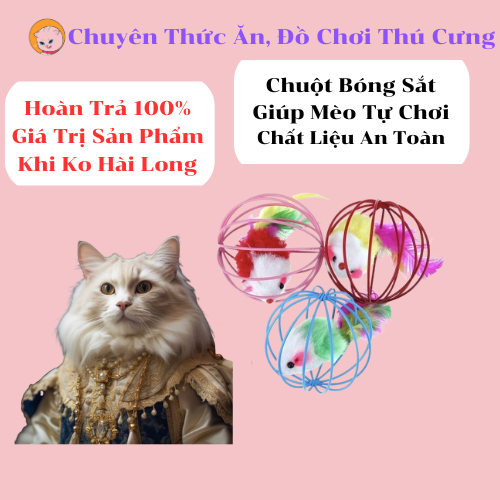 Chuột Mini Đáng Yêu Cho Chó Mèo - Đồ Chơi An Toàn Và Hấp Dẫn Từ Shop Nhà Thóc