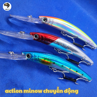 Mồi Ghềnh câu cá Chẽm, cá Nhồng, cá Mú, Mồi giả câu cá siêu nhạy 15,5cm/16gram