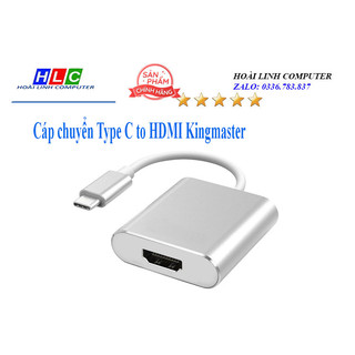 Cáp chuyển đổi type c to hdmi hiệu kingmaster ky - v008s/ v005s