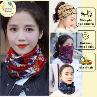Khăn ống,bịt măt, khẩu trang kèm giữ ấm cổ đa năng đi chơi, đi làm, đi phượt chống nắng cho cả nam và nữ