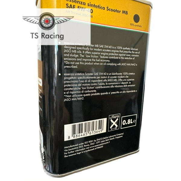 Nhớt essenza scooter 5w30 5w40 0.8L 1.0L - xe tay ga - chính hãng