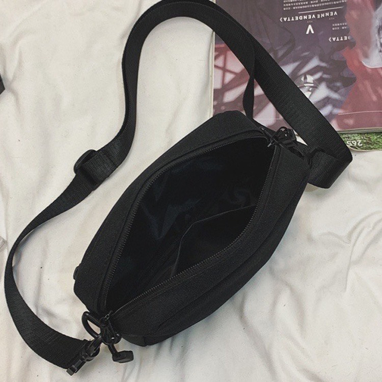 Túi đeo chéo đa dạng kiểu caro đi chơi phượt đen ngầu F53  K501