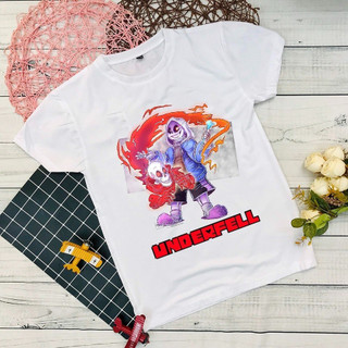 Áo thun hình Game Undertale - Sans bé trai siêu ngầu