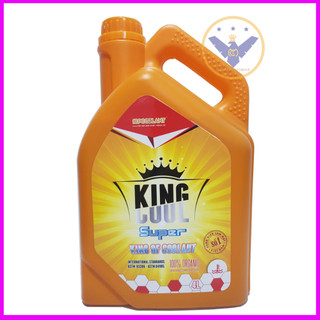 Nước làm mát động cơ xe ô tô, tàu thuyền màu đỏ KING COOL Super can 4L