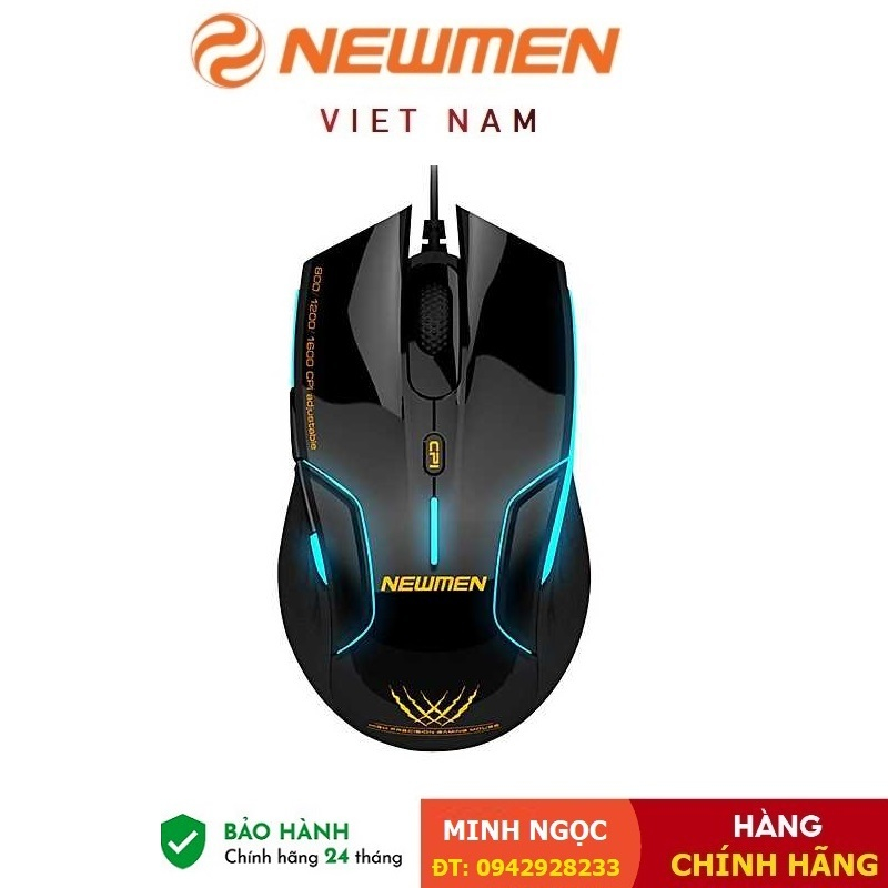 Chuột quang Gamimg Newmen N500 Plus - Hàng Chính Hãng Bảo Hành 24 tháng