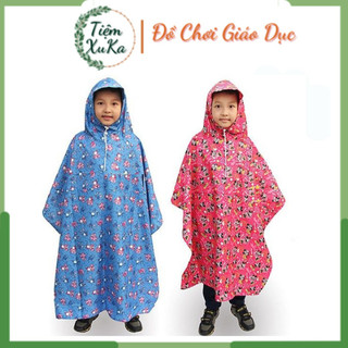 Áo mưa choàng trẻ em cánh dơi cao cấp đủ màu cho trẻ