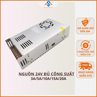 Nguồn 24v - nguồn tổ ong 24v-3a/5a/10a/15a/20a nguồn dùng cho đèn led biển quảng cáo