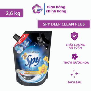  Túi Nước Giặt Xả SPY Deep Clean Plus 2.6kg – Khử Mùi Sạch Sâu Thơm Lâu Mềm Vải 