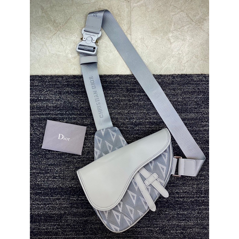 Túi Đeo Chéo Nam Di O Saddle Yên Ngựa CD Super Full Box Nam Châm