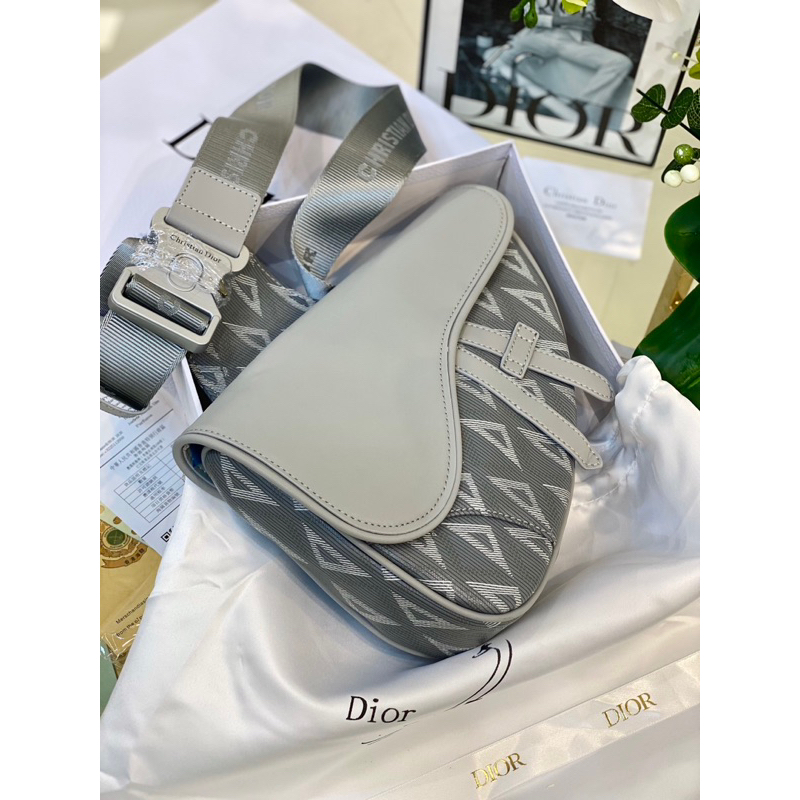 Túi Đeo Chéo Nam Di O Saddle Yên Ngựa CD Super Full Box Nam Châm