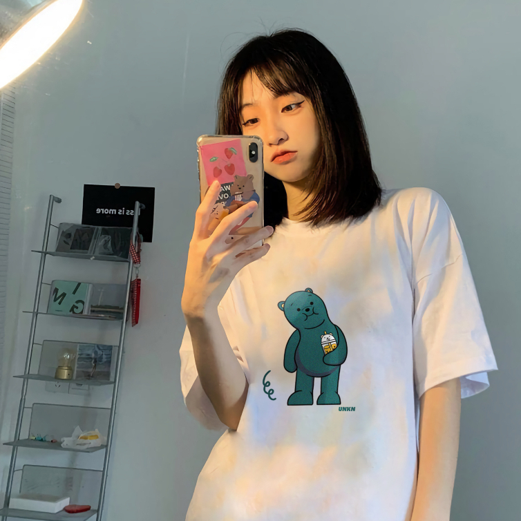 Áo Thun Lạnh TN267 Phông HALEY Tay Lỡ Unisex Form Rộng phong cách Basic Ulzzang Vải Cotton Thoáng Mát