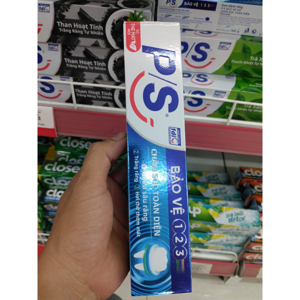 Kem đánh răng PS các loại 180g