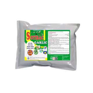 Sotibac garlic men tiêu hóa cho tôm, cá, lươn, ếch, baba, gói 1kg