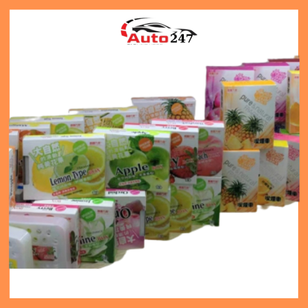 Sáp thơm để trong xe hơi hương dứa, dâu, nhài, bạc hà nội địa TQ để xe ô tô, phòng ngủ, phòng tắm,...