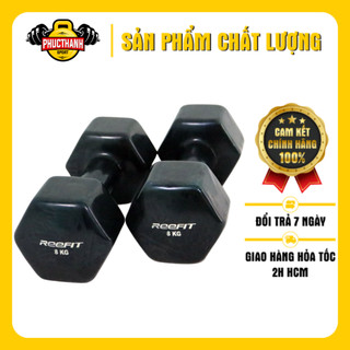 Bộ 2 tạ tay cao su 8kg reefit