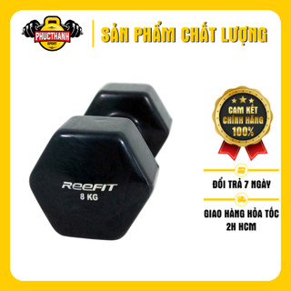 Tạ Tay Cao Su Reefit 8kg màu đen (PHUCTHANHSPORT)